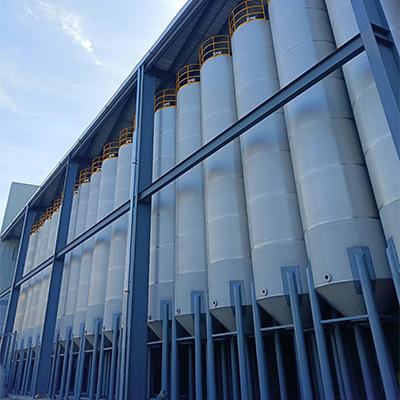 Titik Sakit Penyimpanan Bahan Industri Teras Niasi Silo Luaran